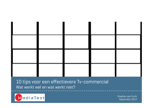 MediaTest Whitepaper 10 tips voor effectievere Tv