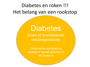 Diabetes en roken !!! Het belang van een rookstop