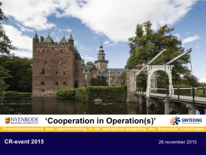 Cooperation in Operation presentatie