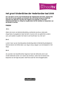 Het groot kinderdictee der Nederlandse taal 2009