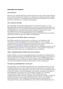 Informatie over benzeen - DCMR Milieudienst Rijnmond