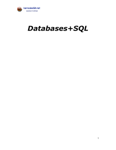 Databases+SQL