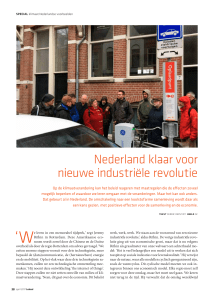 Nederland klaar voor nieuwe industriële revolutie