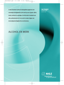 Factsheet Alcohol en Werk