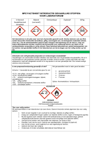 mpz factsheet introductie gevaarlijke stoffen: voor laboratorium