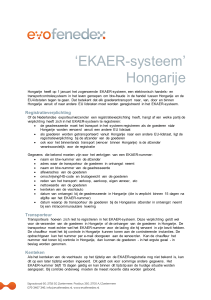 `EKAER-systeem` Hongarije