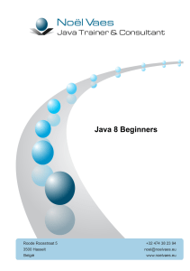 Java 8 Beginners