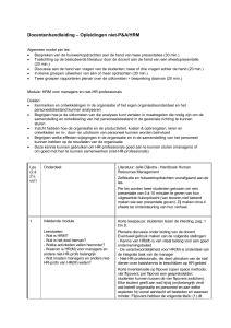 Docentenhandleiding Handboek HRM van andere opleidingen.