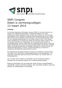 Sponsor informatie SNPI congres