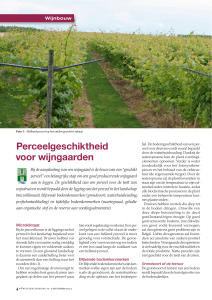 Perceelgeschiktheid voor wijngaarden