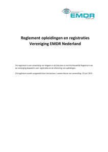 voorwaarden voor deelname van de Vereniging EMDR Nederland