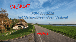 POV-dag 2016 - Hoogwaterbeschermingsprogramma