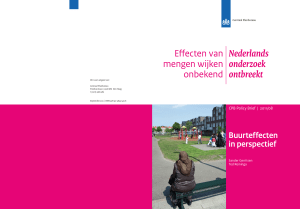 Nederlands onderzoek ontbreekt Effecten van mengen wijken