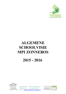 inhoudsopgave - MPI Zonnebos