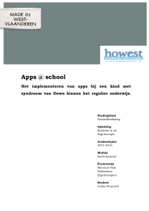 Apps @ school - Howest DSpace