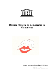 Dossier filosofie en democratie in Vlaanderen