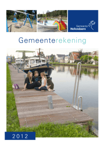 Gemeenterekening - gemeente Hellendoorn