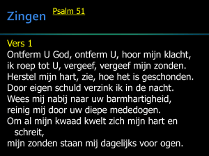 Zingen Psalm 51