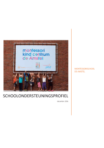 Schoolondersteuningsprofiel - Montessorischool de Amstel