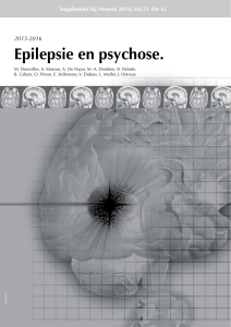 Epilepsie en psychose.