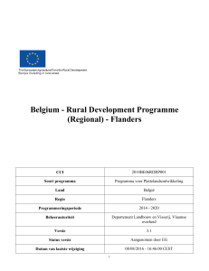Belgium - Rural Development Programme