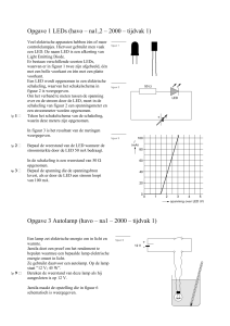 Opgave 4 Onderzoek aan een lichtsensor (havo – na1,2 – 2001