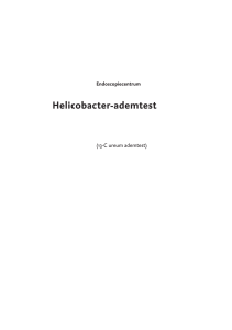 Helicobacter-ademtest