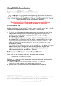 Interreg 2014-2020: Standaard uurtarief Geldig vanaf Geldig tot