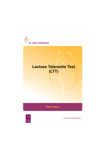 009 Lactose tolerantietest (LTT)