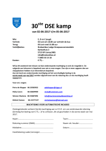 30 DSE kamp