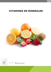 Vitamines en mineralen