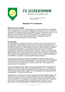 Wegwijzer TV Leusderpark - Fit Academie Bokkeduinen
