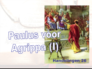 Herodes Agrippa I - Salvation of all