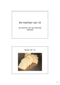 De machten van 10 brood