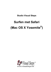 Surfen met Safari (Mac OS X Yosemite )