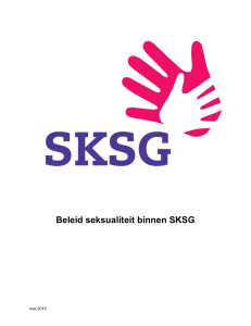 Beleid seksualiteit binnen SKSG
