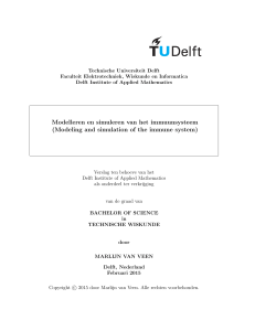 Modelleren en simuleren van het immuunsysteem (Modeling and