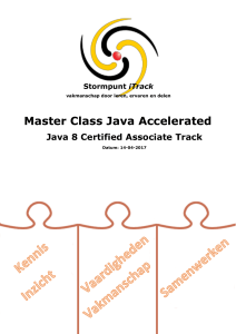 Klik hier om de volledige beschrijving van de Java 8 Certified