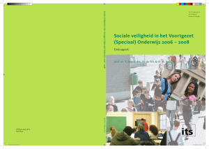 Sociale veiligheid in het Voortgezet (Speciaal) Onderwijs 2006 – 2008