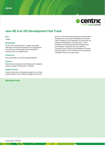 Java Java SE 8 en OO Development Fast Track