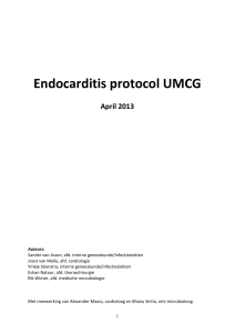 Endocarditis, klinische aspecten