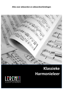 Harmonieleer - klassieke harmonieleer