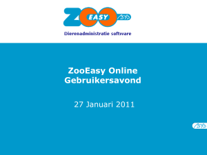 ZooEasy Presentatie