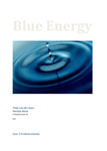 PWS Blue Energy - Profielwerkstuk Natuurkunde