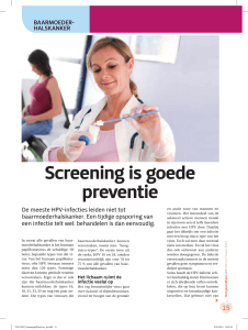 Screening is goede preventie - Test