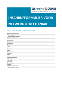 dit formulier - Utrecht 2040