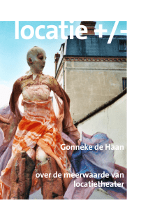 De meerwaarde van locatietheater.