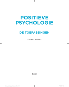 positieve psychologie