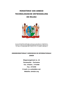 ministerie van arbeid technologische ontwikkeling en milieu