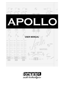 Apollo manual EN